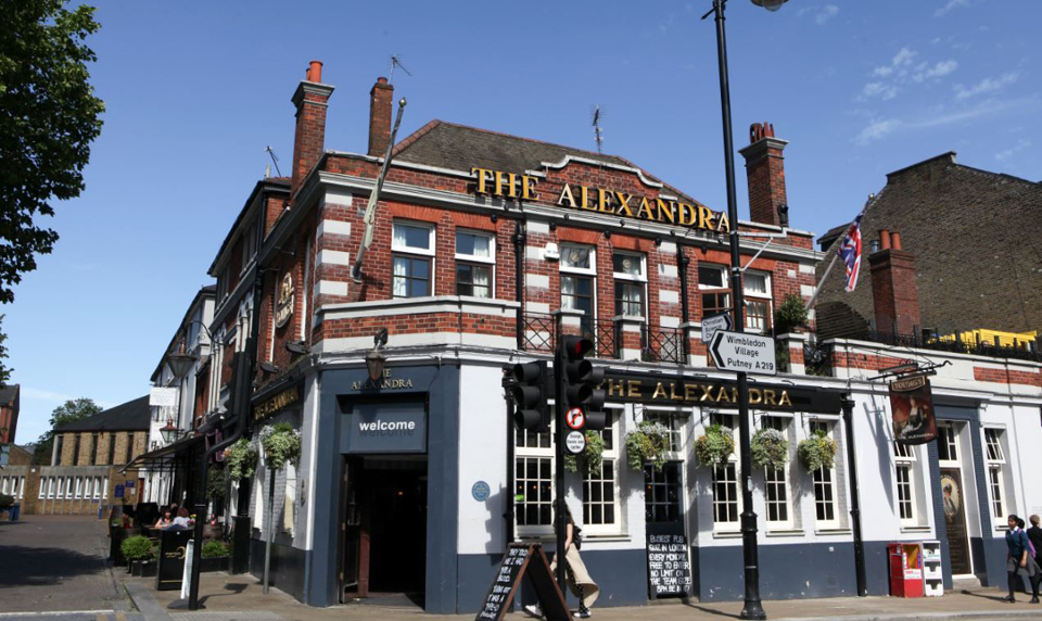 The Alexandra Pub in Wimbledon